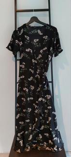 Vero moda lange bloemenwikkeljurk mt xs, Vero Moda, Zwart, Ophalen of Verzenden, Zo goed als nieuw