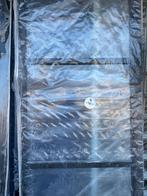 3 glass doors with wooden frame for sale, Doe-het-zelf en Verbouw, Deuren en Horren, Ophalen, 80 tot 100 cm, 215 cm of meer, Binnendeur