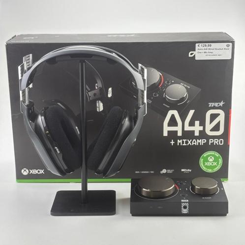 Astro A40 Wired Headset Xbox One + Mix Amp, Audio, Tv en Foto, Koptelefoons, Zo goed als nieuw