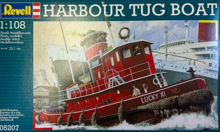 Coelianmodels, Revell 05207, Sleepboot, 1/108, € 22,99, Hobby en Vrije tijd, Modelbouw | Boten en Schepen, Nieuw, 1:50 tot 1:200