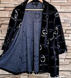 FRANK LYMAN  Feestelijk Zwart/Multi Vest, maat 46, Kleding | Dames, Verzenden, Zwart, Trui of Vest, Zo goed als nieuw