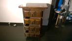vintage lade kast koloniale stijl 4 lades, Huis en Inrichting, Kasten | Ladekasten, Ophalen, Gebruikt, 50 tot 100 cm, 3 of 4 laden