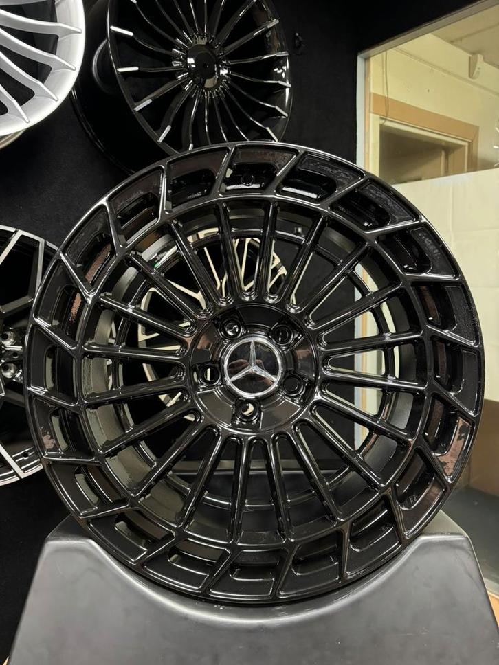 19 inch velgen voor Mercedes AMG look 5x112 A B C E CLA KLAS, Auto-onderdelen, Banden en Velgen, Velg(en), 19 inch, Personenwagen