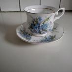 London collection  Engelse vergeetmijnietjes  kop en schotel, Huis en Inrichting, Keuken | Servies, Ophalen of Verzenden, Zo goed als nieuw