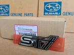 subaru sti kofferbak badge silver jdm nieuw oem ST9105366020, Ophalen of Verzenden