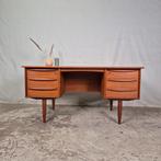 Svend Aage Madsen Falster vintage jaren 60 Deens bureau teak, Ophalen, Gebruikt, Nvt, Nvt