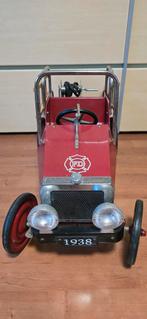 Vintage Trapauto Brandweerwagen - 1938, Ophalen, Gebruikt, Trapvoertuig