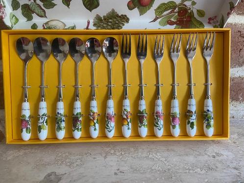 Portmeirion pomona vorkjes en lepeltjes, Huis en Inrichting, Keuken | Servies, Zo goed als nieuw, Overige typen, Overige stijlen