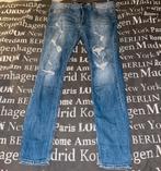 Love Moschino broek 34, Moschino, Blauw, Ophalen of Verzenden, Zo goed als nieuw