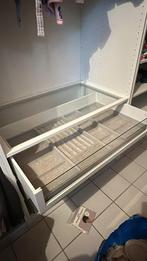 2 Ikea pax lades komplement glasplaat inzet vakken, Doe-het-zelf en Verbouw, Glas en Ramen, Ophalen, Zo goed als nieuw, Minder dan 80 cm