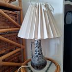 Vintage fat lava lamp met plissé lampenkap, Ophalen of Verzenden, Zo goed als nieuw, Overige materialen, Minder dan 50 cm