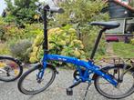 Twee vouwfietsen te koop. Een blauwe en een witte., Gebruikt, 16 tot 18 inch, Versnellingen, Totaal opvouwbaar