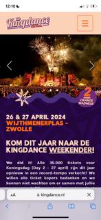 kingdance Zwolle zaterdag ticket, Tickets en Kaartjes, Concerten | Overige, April, Eén persoon