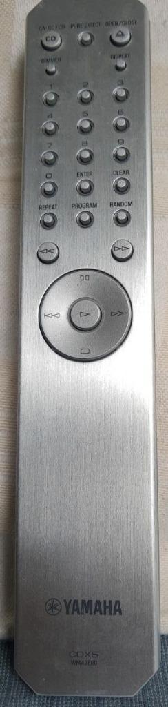 Yamaha CDX5 WM43800 AB remote voor Yamaha CD SACD spelers beschikbaar voor biedingen