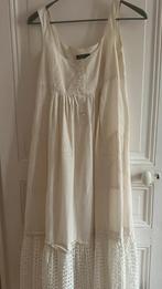 Max Mara Linnen jurk creme 36, Overige typen, Verzenden, Beige, Zo goed als nieuw