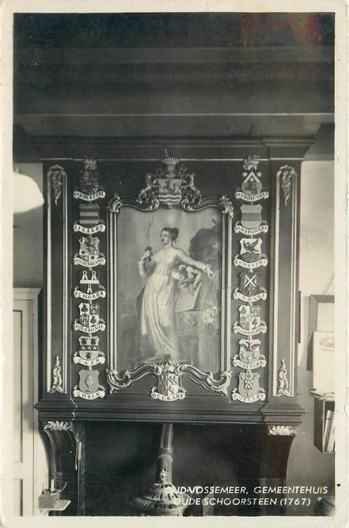 (378-353-037) Oud Vossemeer Gemeentehuis, Verzamelen, Ansichtkaarten | Nederland, Zeeland, Ophalen of Verzenden