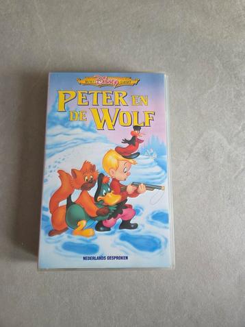 Disney Peter en de Wolf VHS Videoband beschikbaar voor biedingen