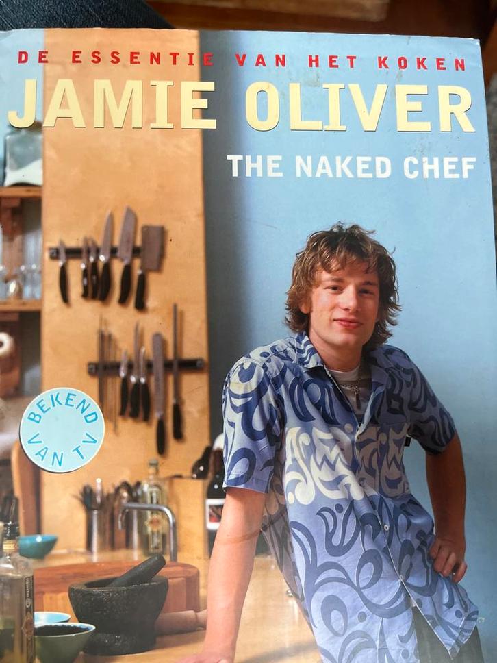 Jamie Oliver Kookboek - The Naked Chef, Boeken, Kookboeken, Gelezen, Voorgerechten en Soepen, Europa, Gezond koken, Ophalen of Verzenden