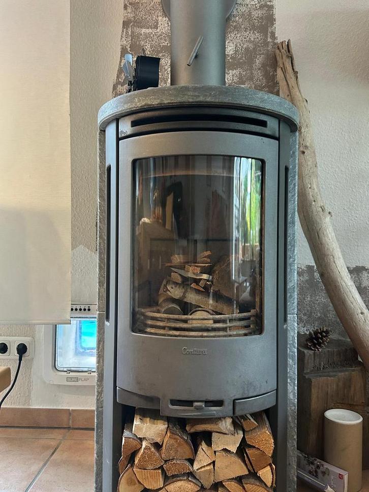 Nibe Contura 560 T Kachels Ofen Speksteenkachel, Huis en Inrichting, Kachels, Gebruikt, Vrijstaand, Houtkachel, Hout, Ophalen