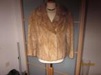 Winterjass medium echte pelz, Kleding | Dames, Ophalen, Zo goed als nieuw, Maat 38/40 (M), Beige