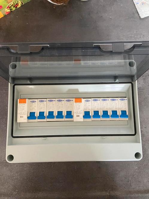 Nieuwe groepenkast - meterkast - 8 groepen - 1 fase compleet, Computers en Software, Overige Computers en Software, Nieuw, Ophalen of Verzenden