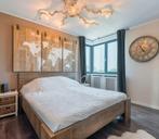 Wereldkaart houten panelen 70cm1.20cm, Ophalen, Zo goed als nieuw