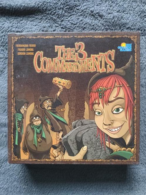 The 3 Commandments, Hobby en Vrije tijd, Gezelschapsspellen | Bordspellen, Zo goed als nieuw, Drie of vier spelers, Vijf spelers of meer