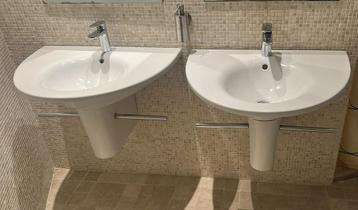 Wastafels Philippe Starck 2 stuks wit beschikbaar voor biedingen