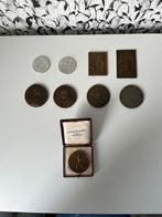 Diverse penningen, voornamelijk brons,  in één koop., Postzegels en Munten, Penningen en Medailles, Verzenden, Overige materialen