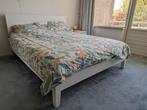 Elegant en Comfortabel Bed (200x160cm). Met Hovag matras., 160 cm, Wit, Zo goed als nieuw, Hout