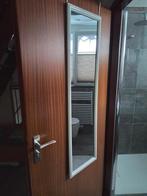 Deurspiegel met witte rand, Minder dan 50 cm, Gebruikt, 100 tot 150 cm, Ophalen of Verzenden