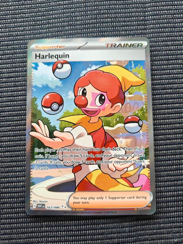 Harlequin 163/086 nm, Hobby en Vrije tijd, Verzamelkaartspellen | Pokémon, Nieuw, Ophalen of Verzenden