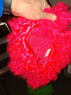 afro carnavals feest clowns pruiken krullen, Carnaval, Overige maten, Ophalen of Verzenden, Zo goed als nieuw