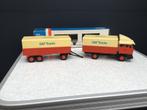 Lion Car Daf 2800 met aanhangwagen DAF Trucks, Hobby en Vrije tijd, Modelauto's | 1:50, Ophalen of Verzenden, Gebruikt, Bus of Vrachtwagen