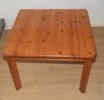 Grenen brutalistische bijzettafel salontafel 70 x 70 x 50, Ophalen, Gebruikt, 50 tot 100 cm, 50 tot 75 cm