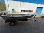 Linder 440 Fishing incusief motor, Watersport en Boten, Ophalen, Tot 10 pk, Zo goed als nieuw, 3 tot 6 meter