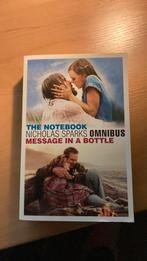 Nicholas Sparks omnibus - the Notebook & Message in a bottel, Nicholas Sparks, Ophalen of Verzenden, Zo goed als nieuw