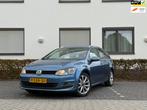 Volkswagen Golf Variant 1.4 TSI Highline DSG NAP APK LEER TR, Gebruikt, 4 cilinders, Blauw, Leder en Stof