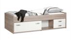 Kajuit bed pep, 90 cm, Eenpersoons, Wit, Kajuitbed