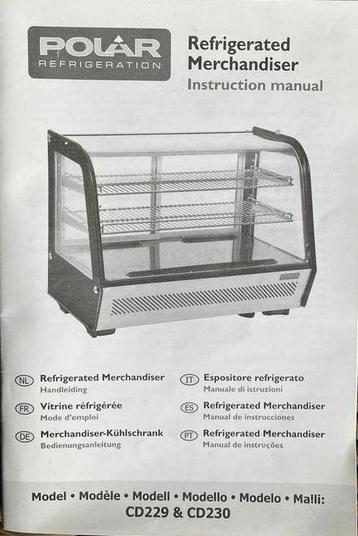 Polar G-serie tafelmodel koelvitrine 120L (model CD229) beschikbaar voor biedingen