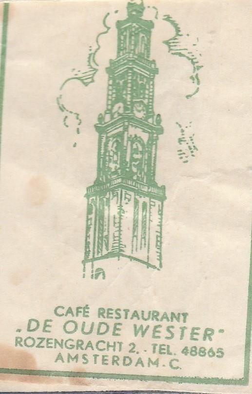 De Oude Wester Rozengracht Amsterdam - Westertoren, Ophalen of Verzenden