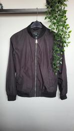 Zwart heren pilotenjack / bomberjas van H&M | Maat S, Kleding | Heren, Zwart, Ophalen of Verzenden, Zo goed als nieuw, H&M