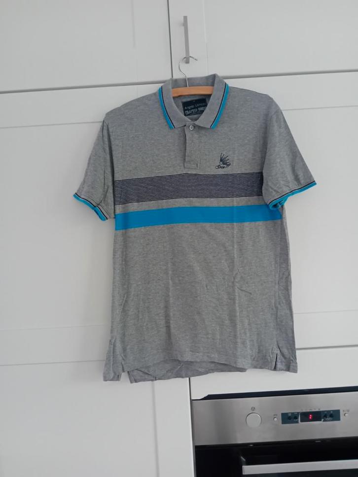 Angelo Litrico Polo Shirt - Maat M, Kleding | Heren, Polo's, Gedragen, Maat 48/50 (M), Grijs, Ophalen of Verzenden