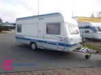 Fendt Saphir 470 Frans Bed en Rondzit, Caravans en Kamperen, Caravans, Schokbreker, Bedrijf, Tot en met 4, 1000 - 1250 kg