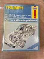 Triumph Spitfire  Haynes repair manual /boek, Boeken, Gelezen, Overige merken, Ophalen of Verzenden
