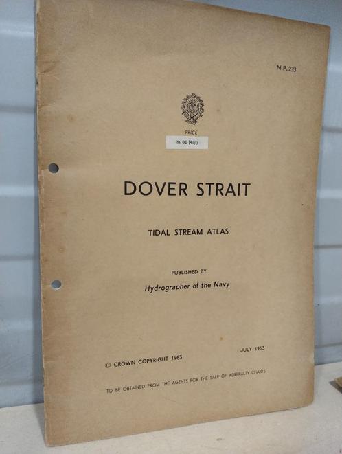 Nr. 655   4 Tidal stream atlassen, nrs NP 233,250,251 en 255, Boeken, Atlassen en Landkaarten, Gelezen, Overige atlassen, Nederland