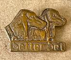 Vintage Setter Set Speldje, Ophalen of Verzenden, Gebruikt, Dier of Natuur, Speldje of Pin