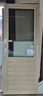 Deur meranti/hardhout (830x2115 mm), Doe-het-zelf en Verbouw, Deuren en Horren, Ophalen of Verzenden, Buitendeur, 200 tot 215 cm