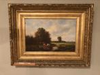 Schilderij met koeien, Ophalen of Verzenden
