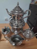 Antiek zilveren theeset, Antiek en Kunst, Antiek | Servies compleet, Ophalen of Verzenden